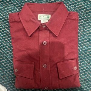 L.L. Bean Men's Maroon Shirt